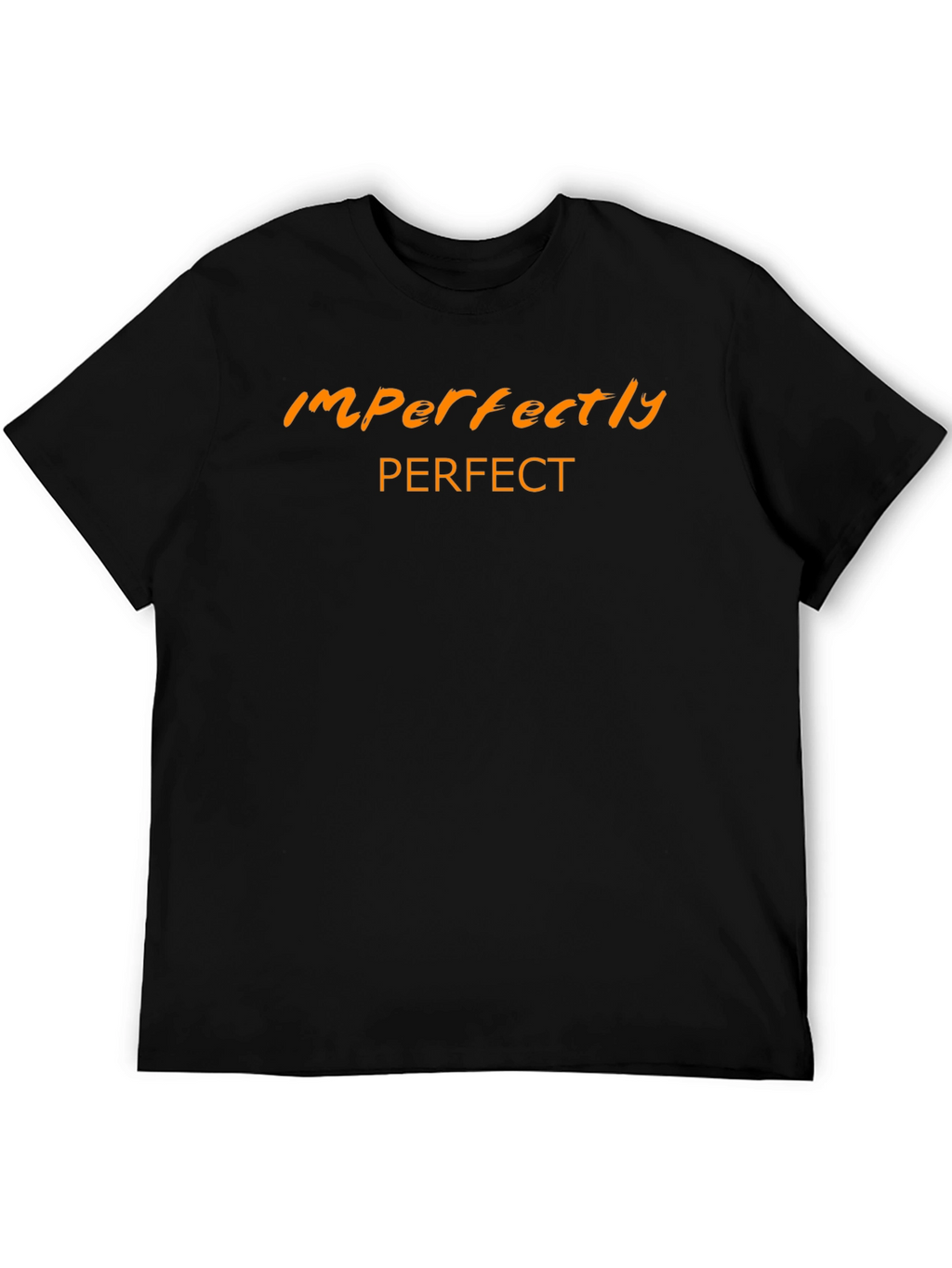 Imperfectly Perfect Black Graphic Tee