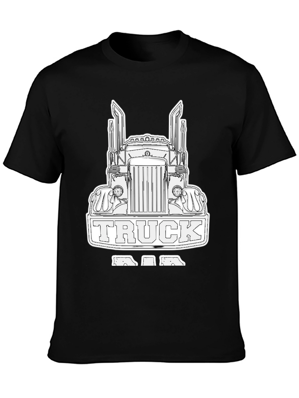 Truck Dad Black T-Shirt