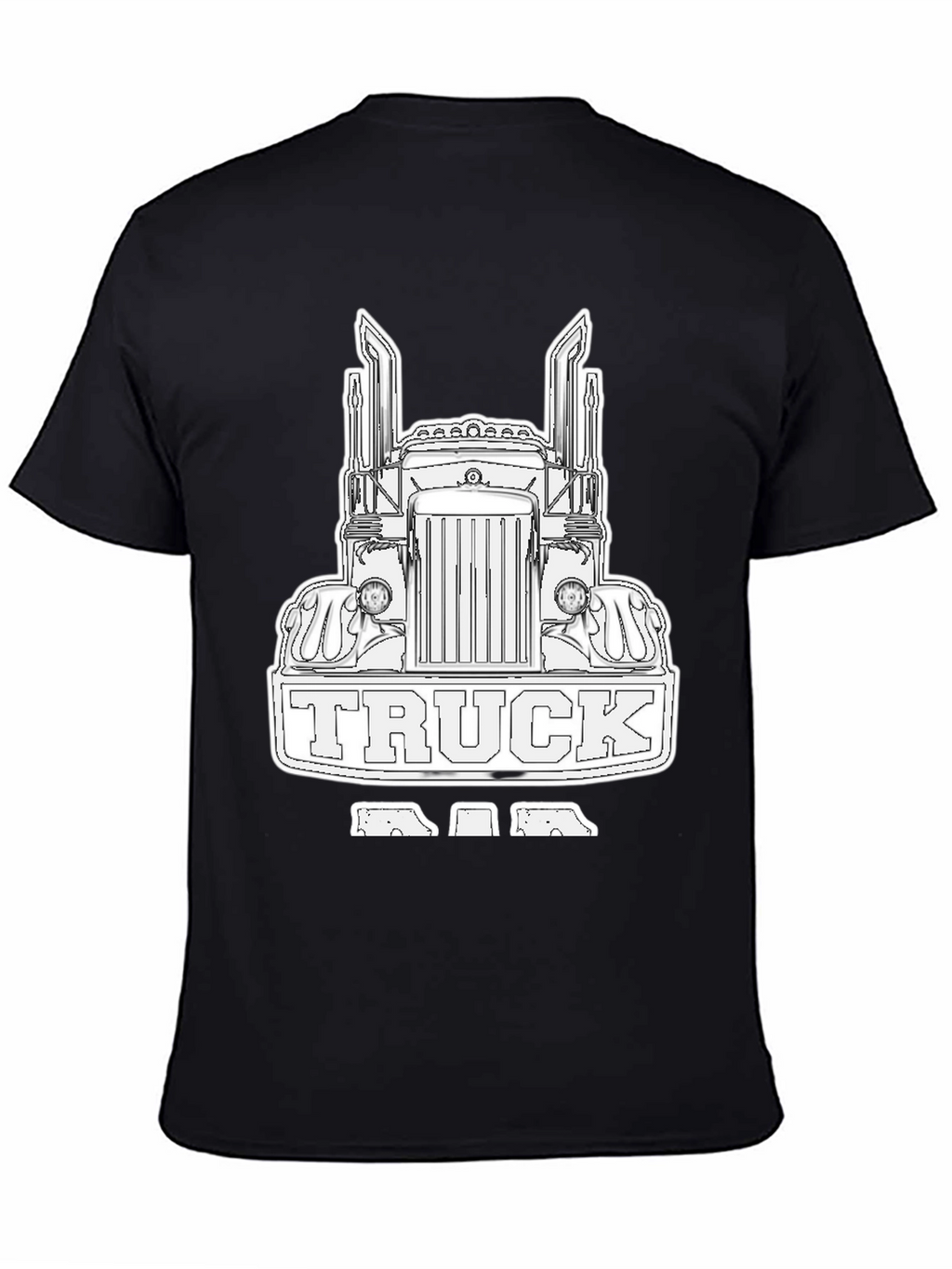 Truck Dad Black T-Shirt