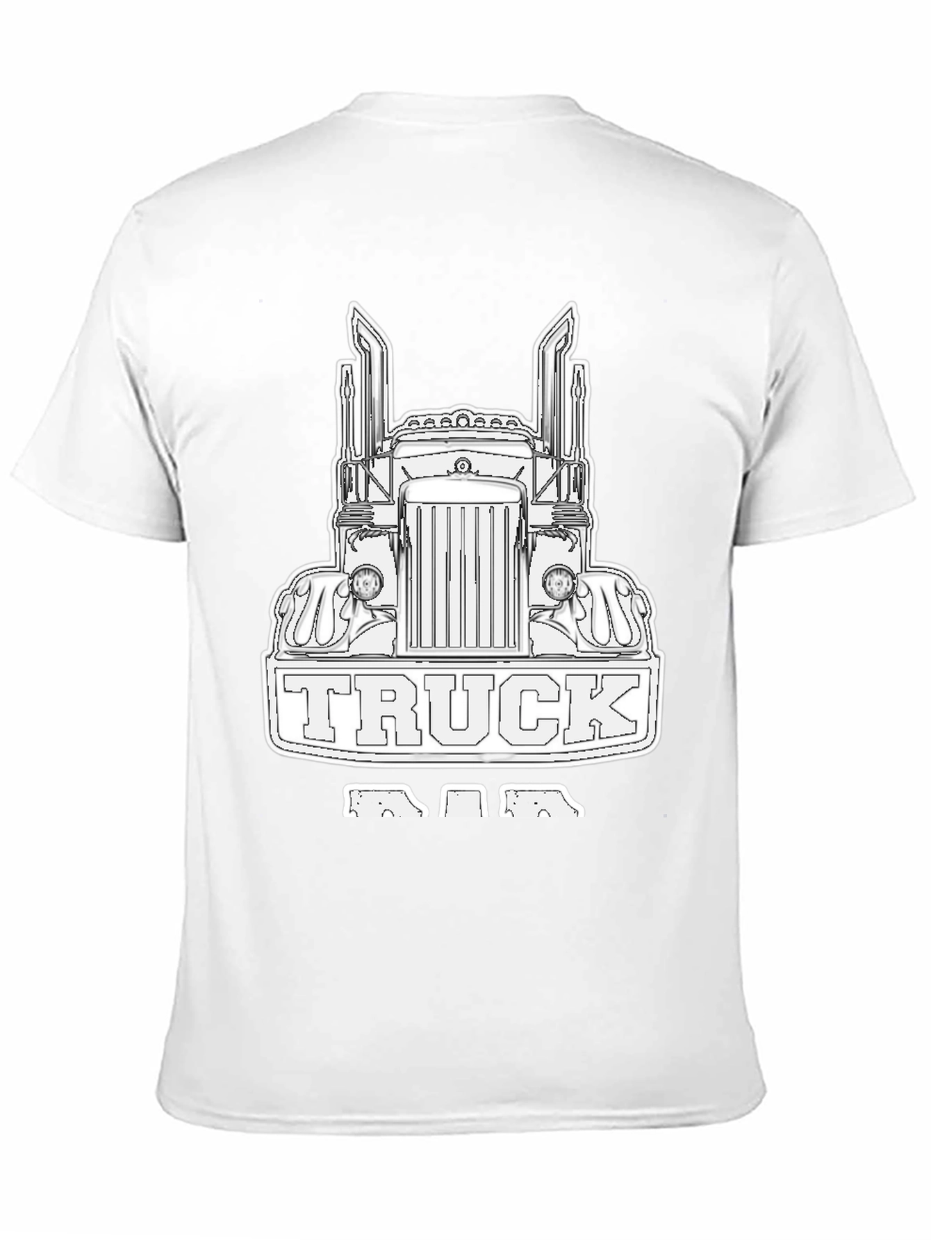 Truck Dad Black T-Shirt
