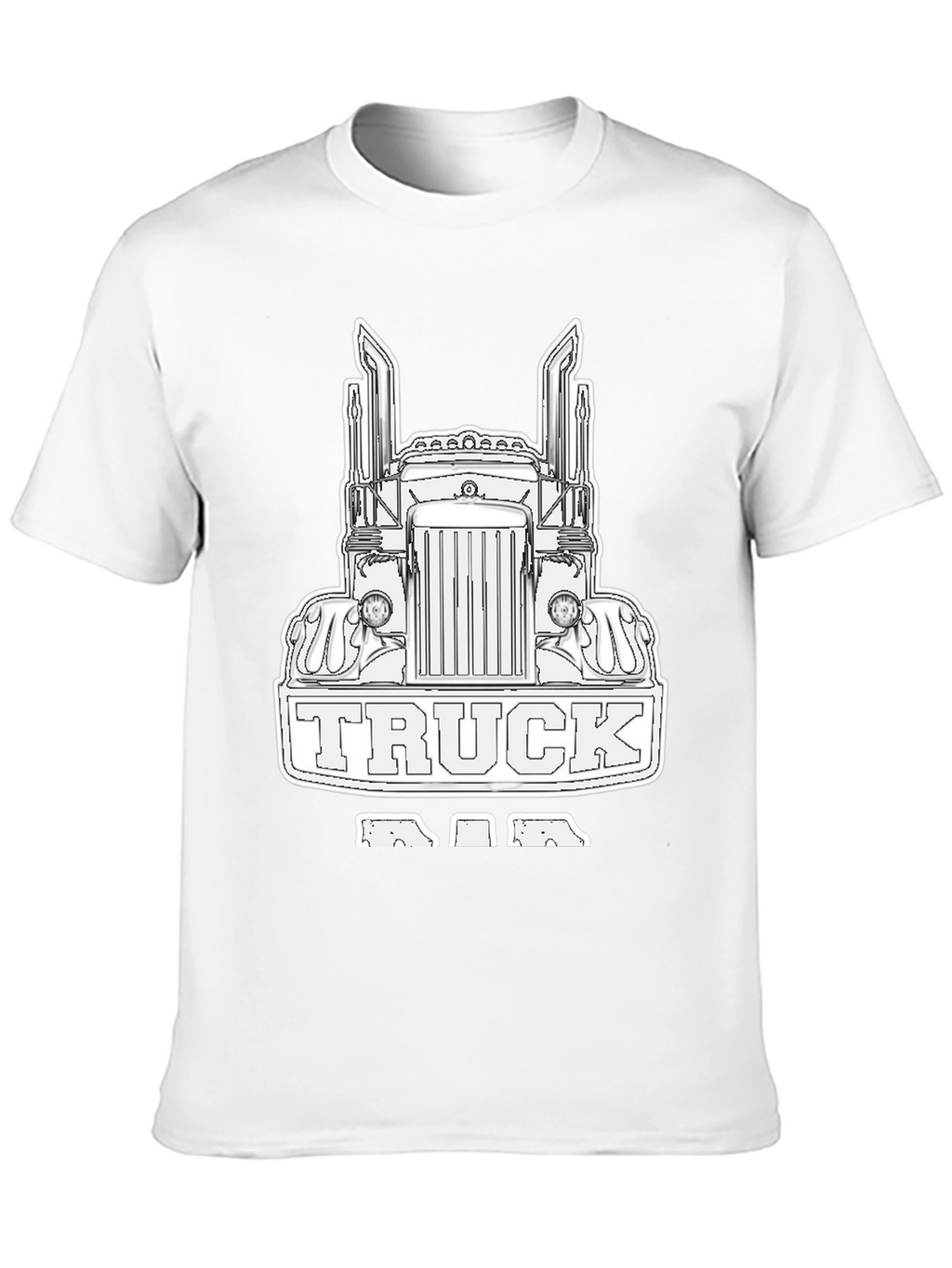 Truck Dad Black T-Shirt