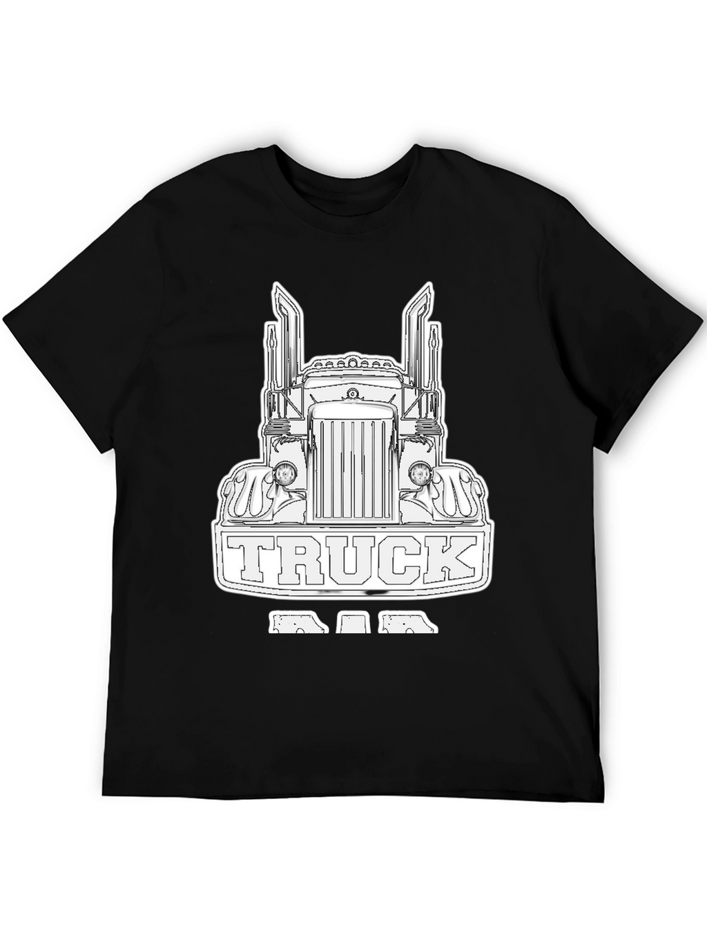 Truck Dad Black T-Shirt