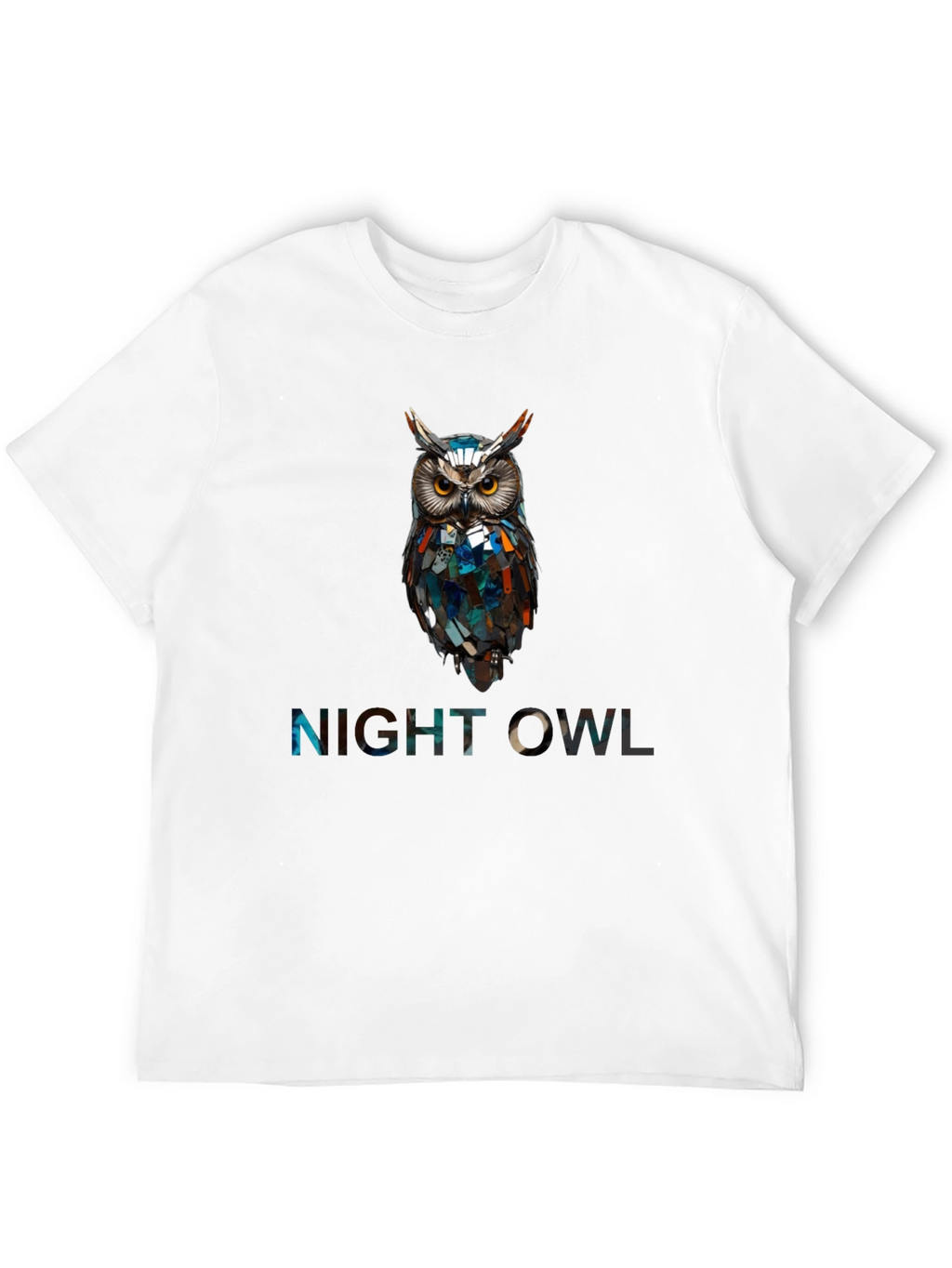 Night Owl Graphic Print T-Shirt