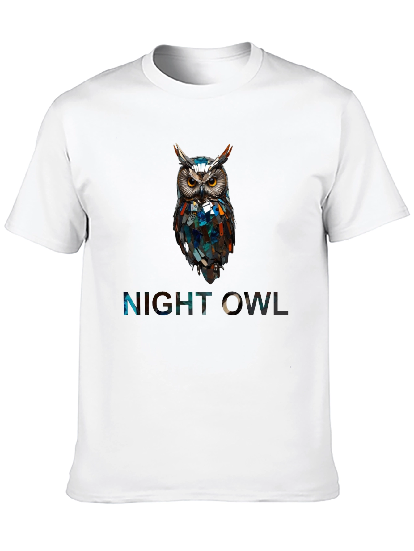 Night Owl Graphic Print T-Shirt