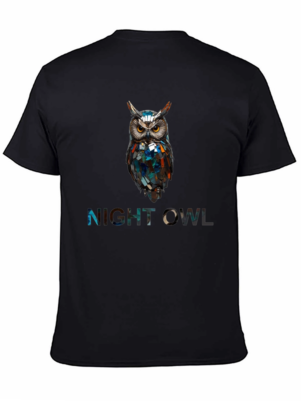 Night Owl Graphic Print T-Shirt