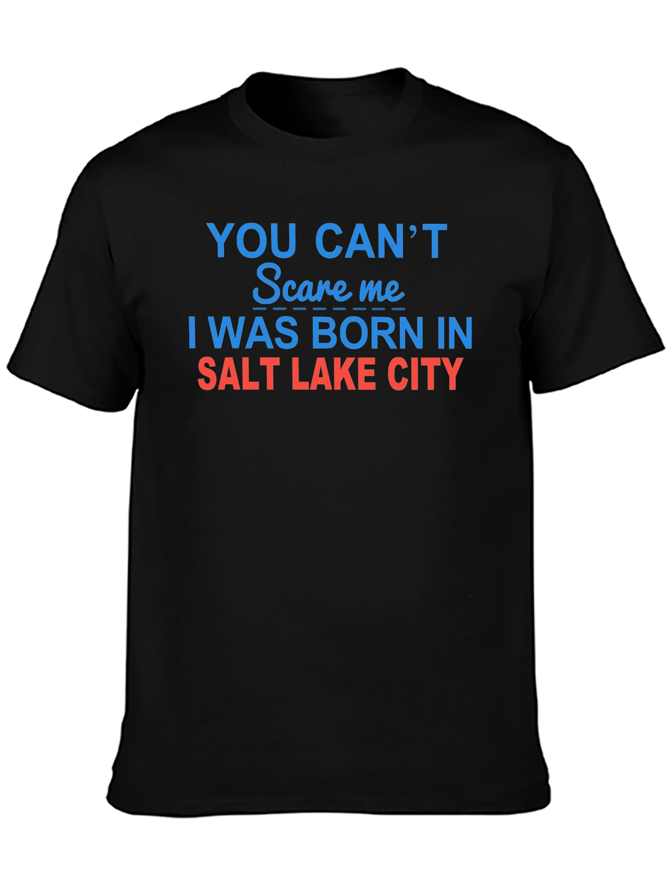 Salt Lake City Born Funny Graphic T-Shirt