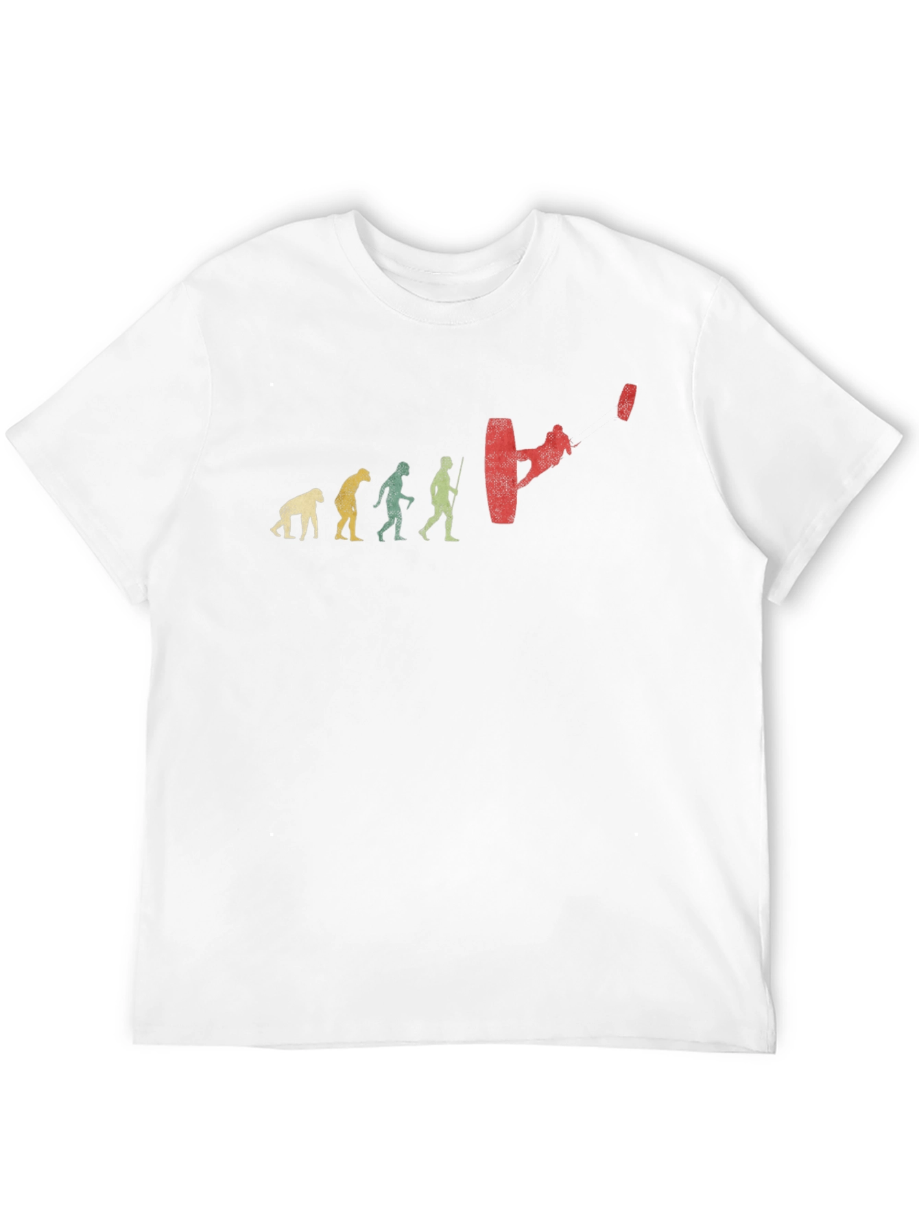 Wakeboard Evolution Graphic Tee - Black Cotton T-Shirt