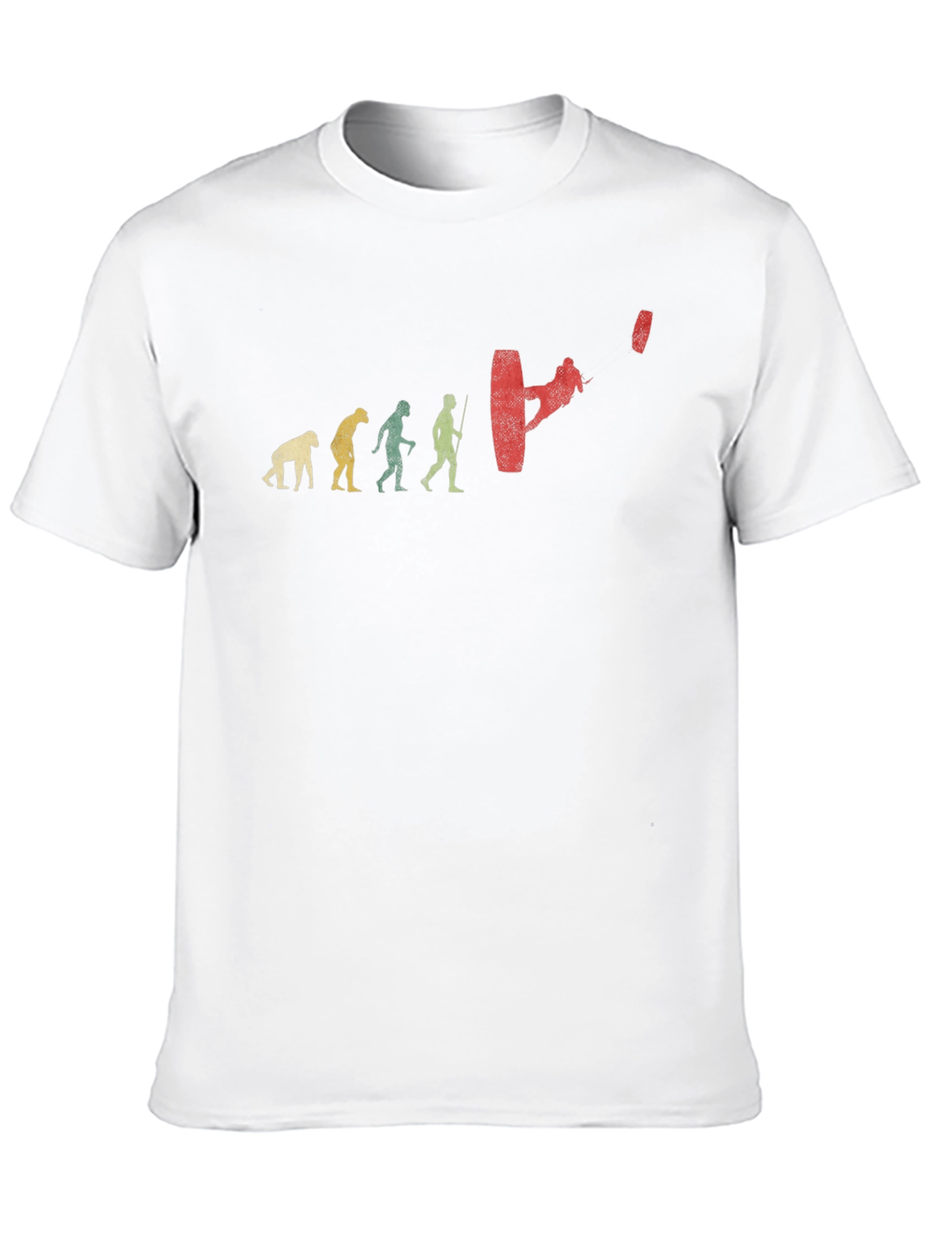 Wakeboard Evolution Graphic Tee - Black Cotton T-Shirt