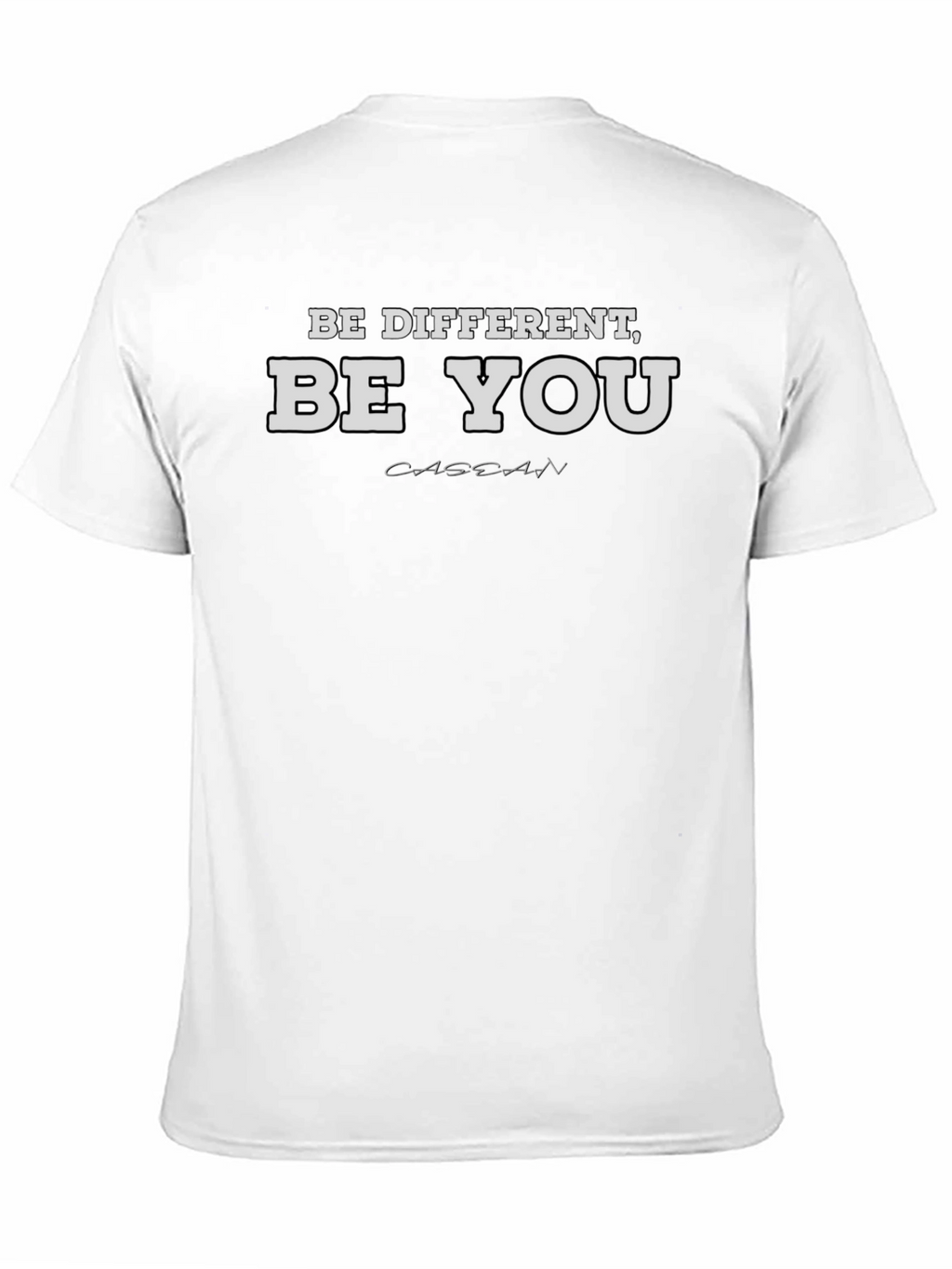 Be Different Be You Black Graphic Tee