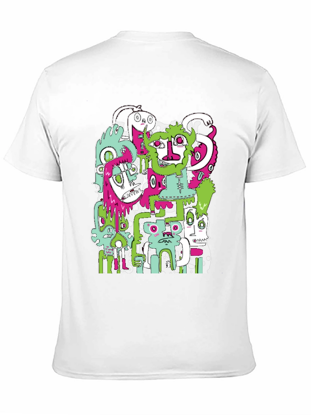 Monster Mash T-Shirt - Graphic Print Black Tee