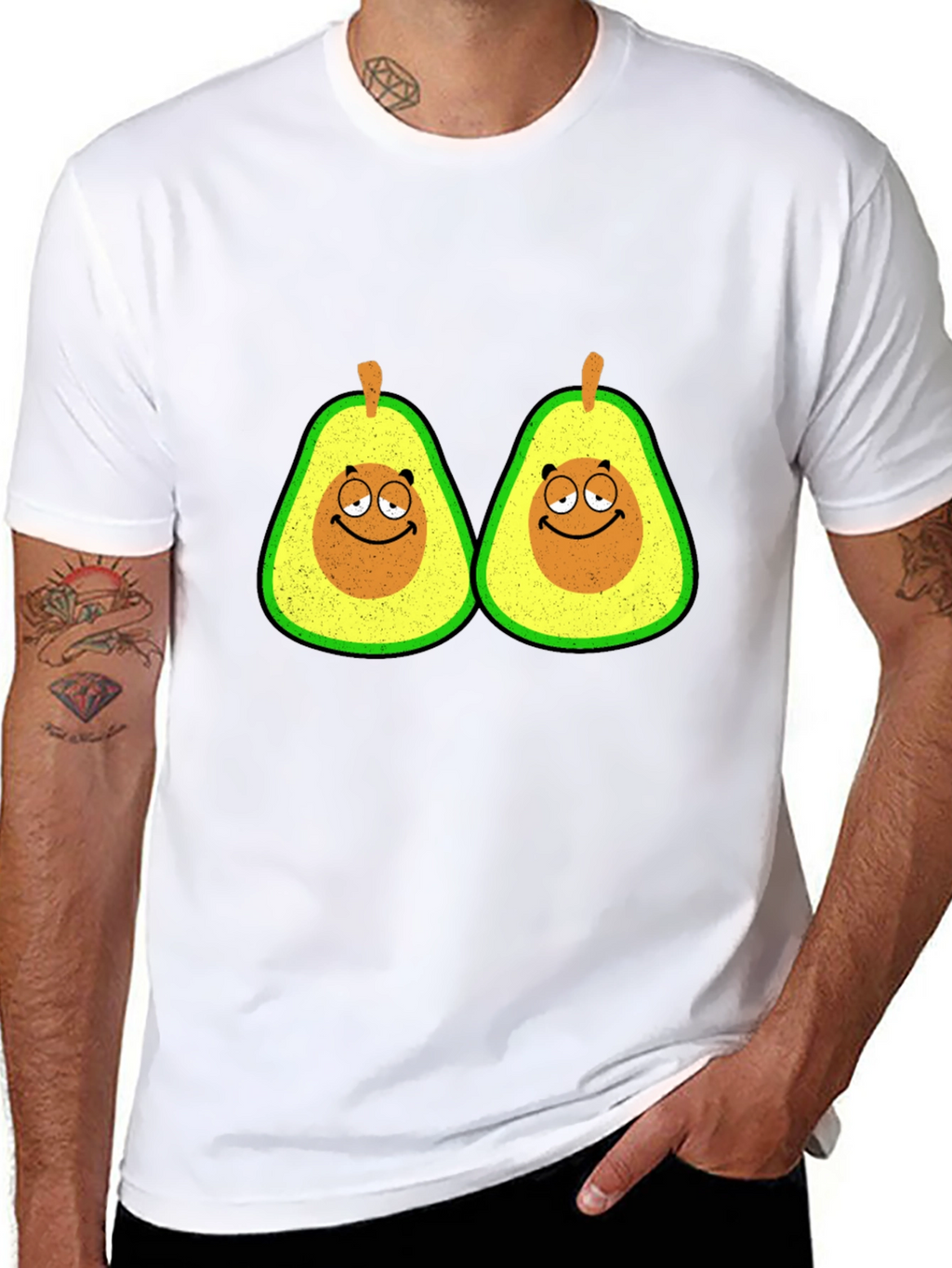 Avocado Graphic T-Shirt - Funny Fruit Tee