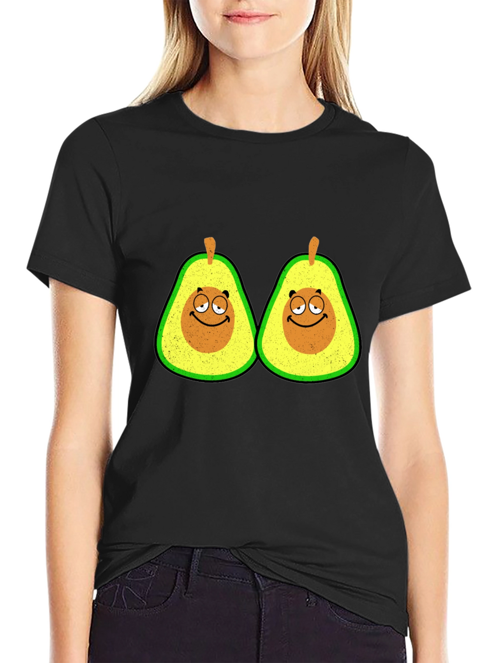 Avocado Graphic T-Shirt - Funny Fruit Tee