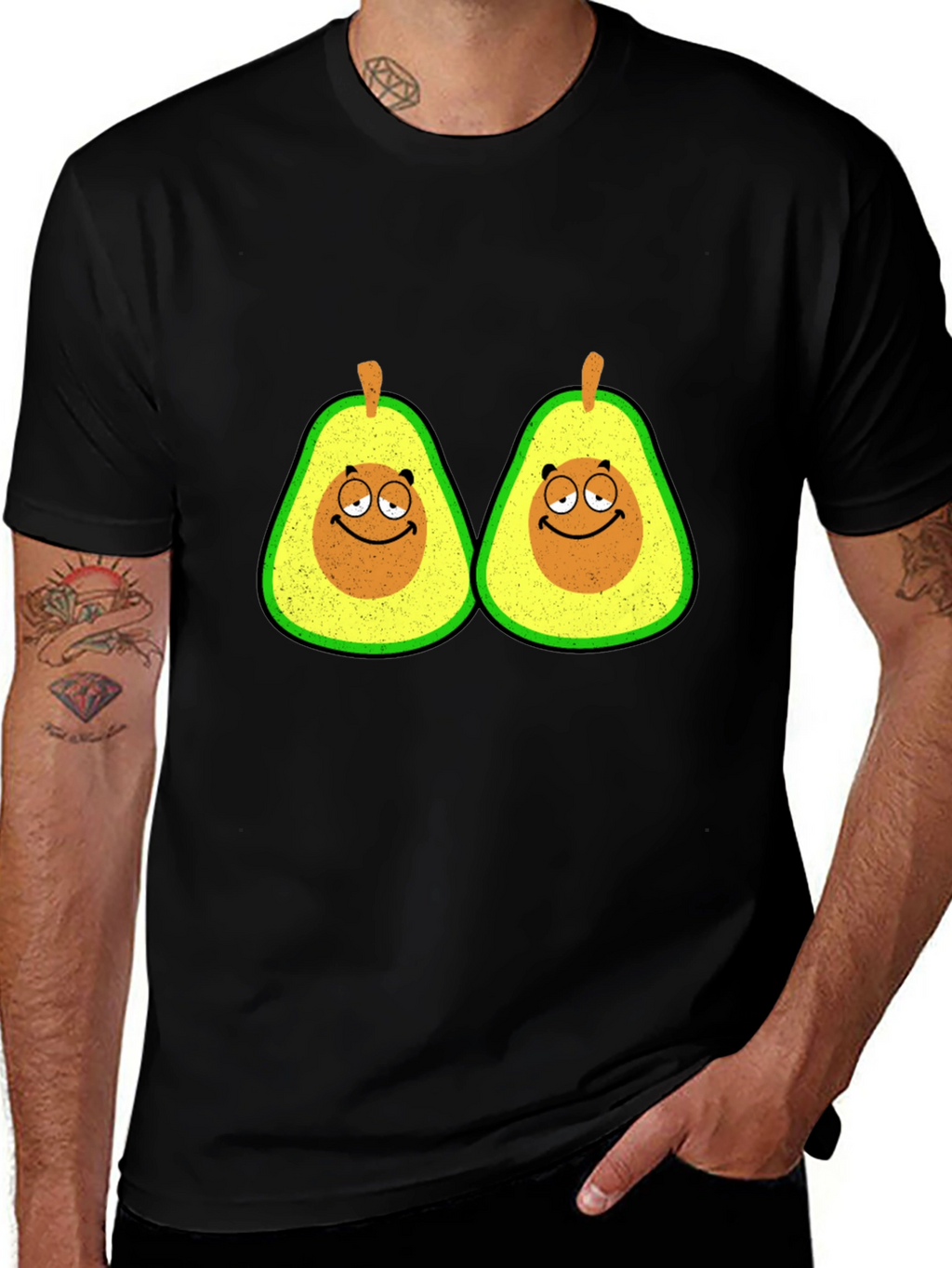 Avocado Graphic T-Shirt - Funny Fruit Tee