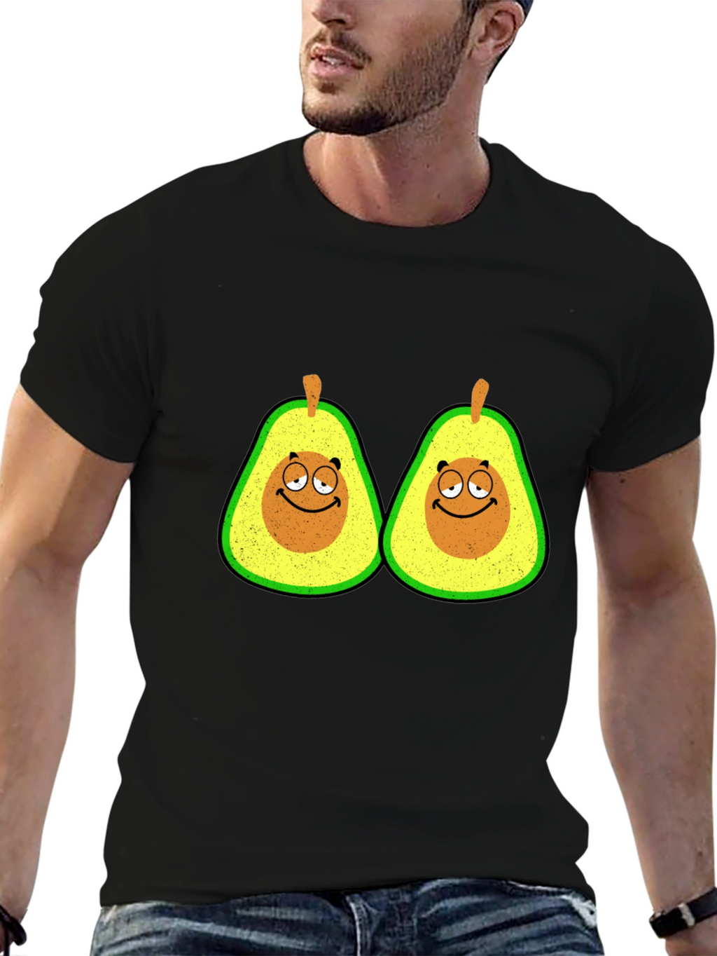 Avocado Graphic T-Shirt - Funny Fruit Tee