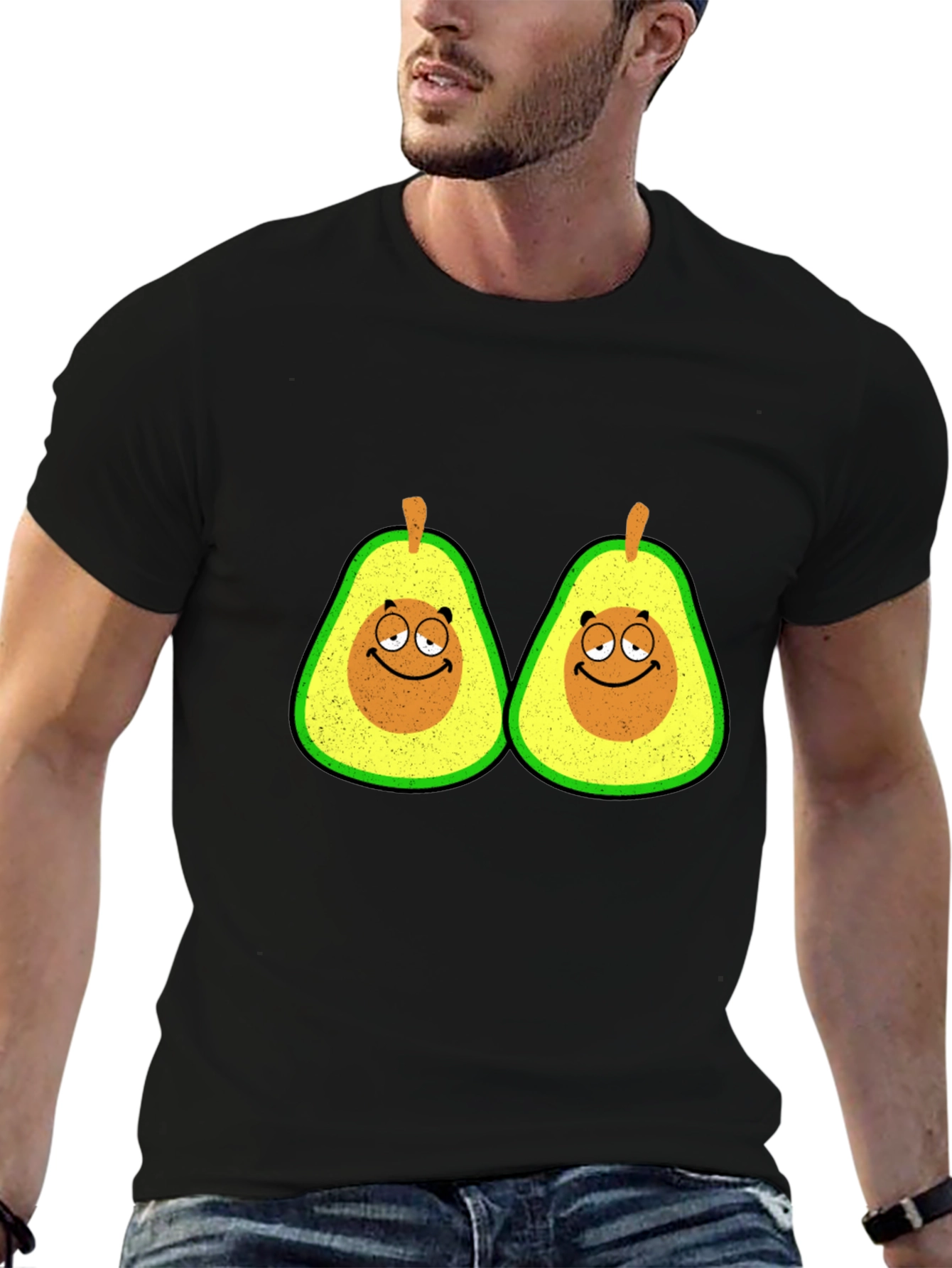 Avocado Graphic T-Shirt - Funny Fruit Tee