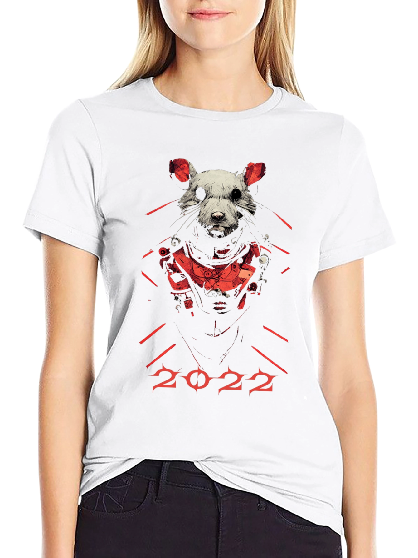Cyberpunk Rat 2022 Graphic Tee