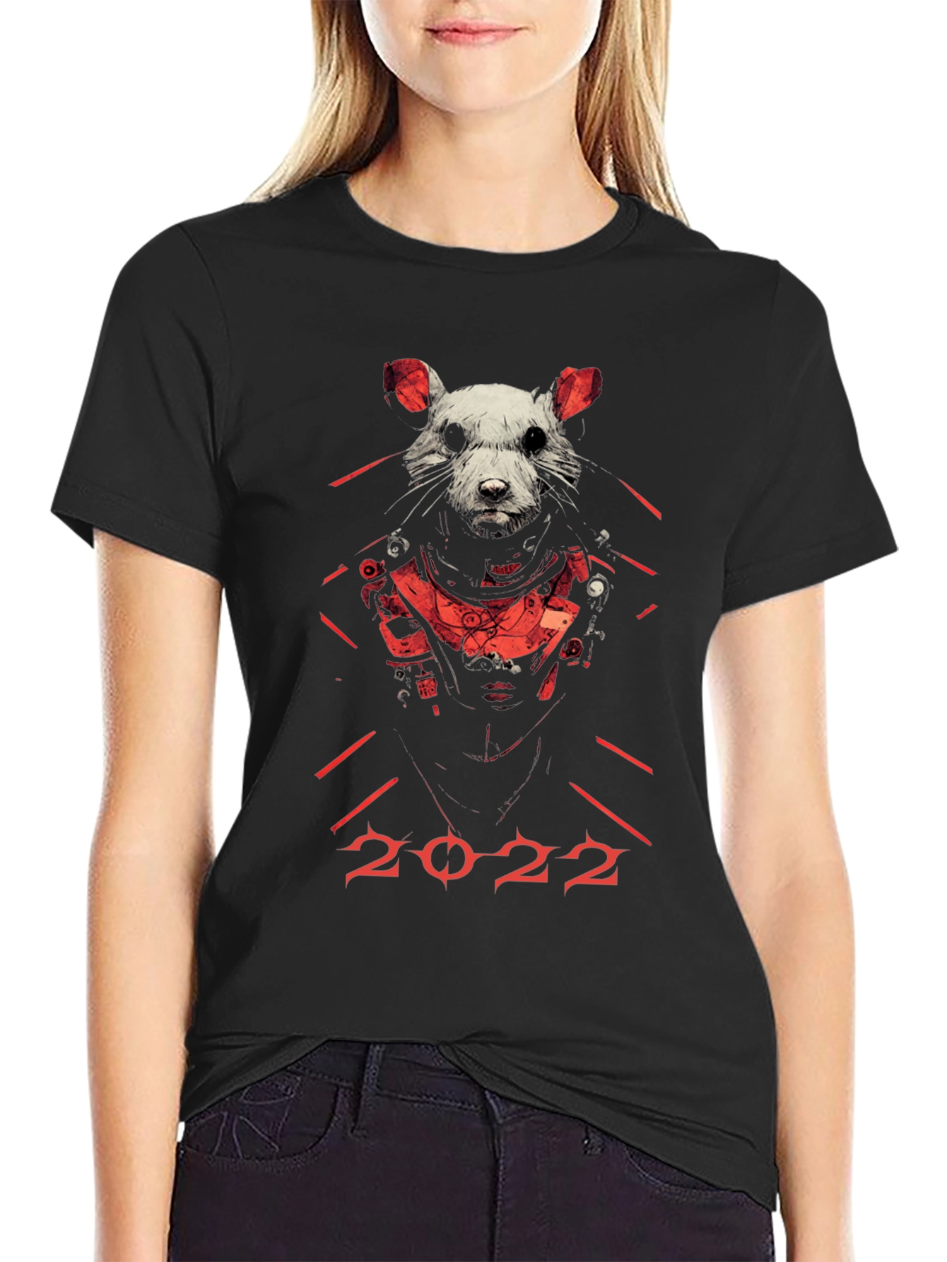 Cyberpunk Rat 2022 Graphic Tee