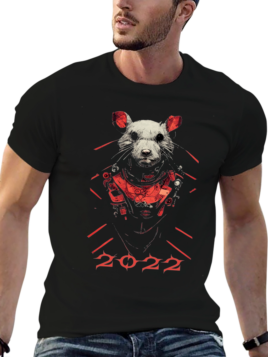 Cyberpunk Rat 2022 Graphic Tee