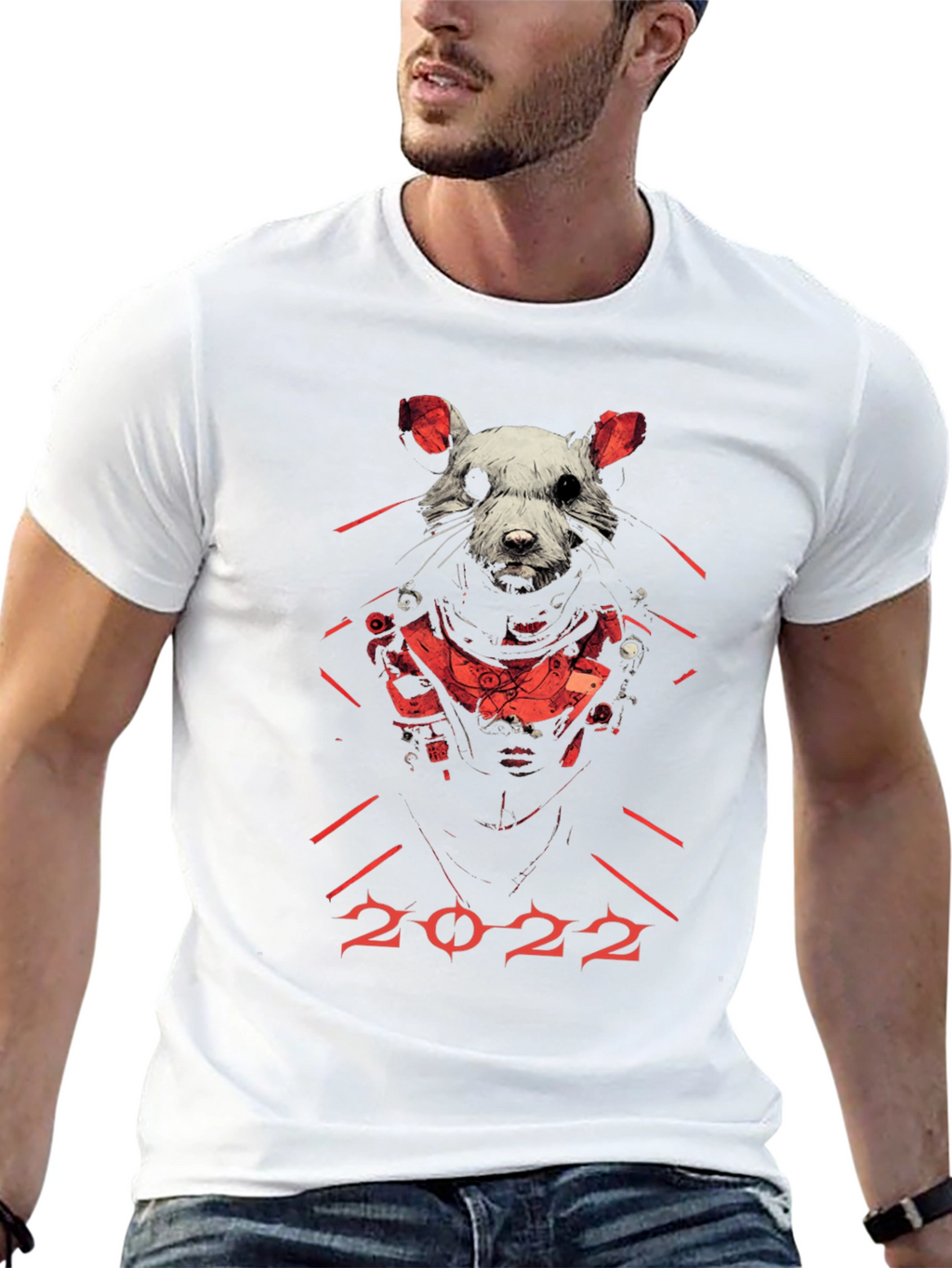 Cyberpunk Rat 2022 Graphic Tee