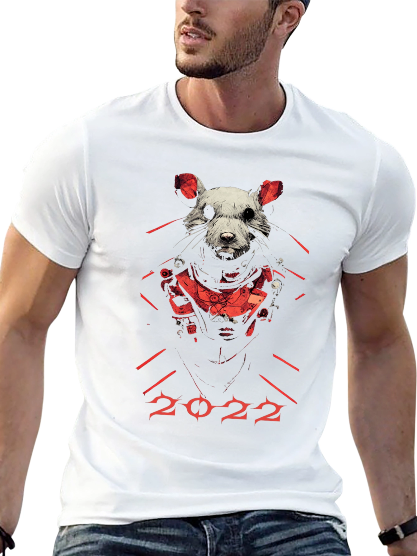 Cyberpunk Rat 2022 Graphic Tee