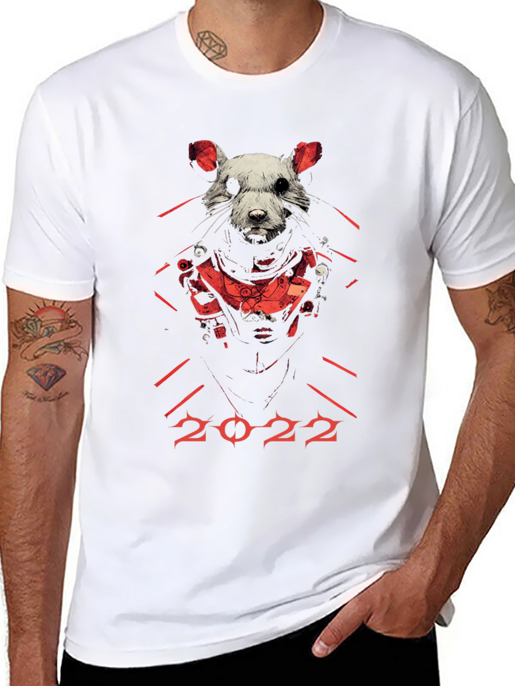 Cyberpunk Rat 2022 Graphic Tee
