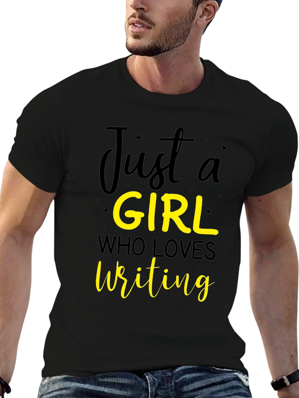 Just a Girl Who Loves Writing T-Shirt