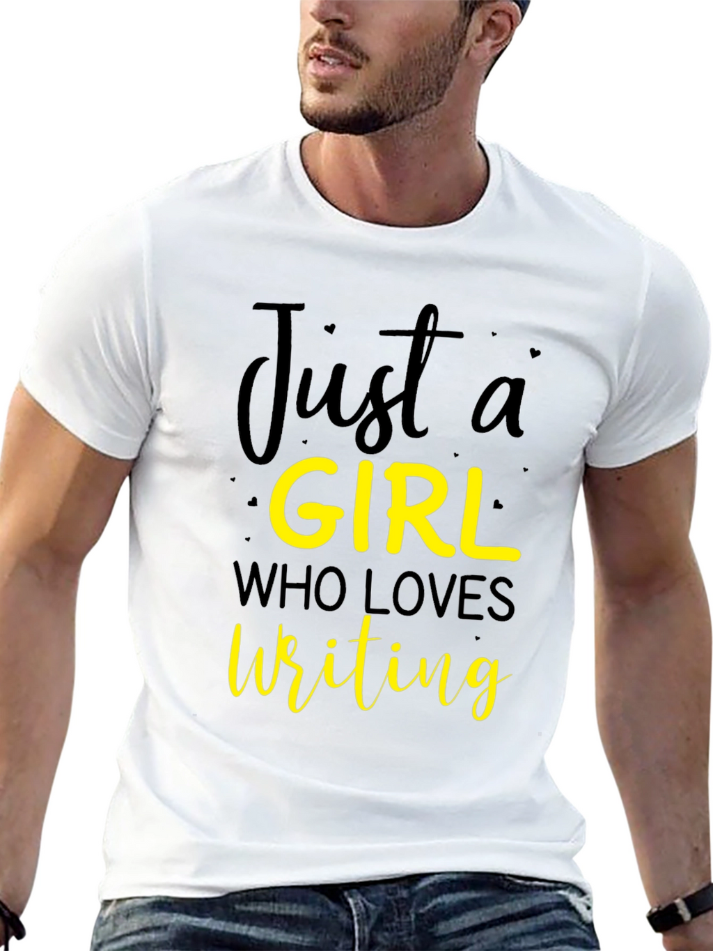 Just a Girl Who Loves Writing T-Shirt