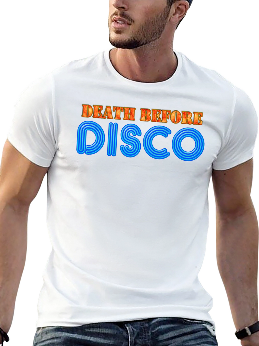 Death Before Disco Graphic T-Shirt