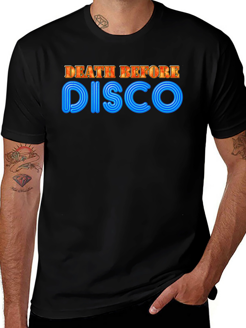 Death Before Disco Graphic T-Shirt