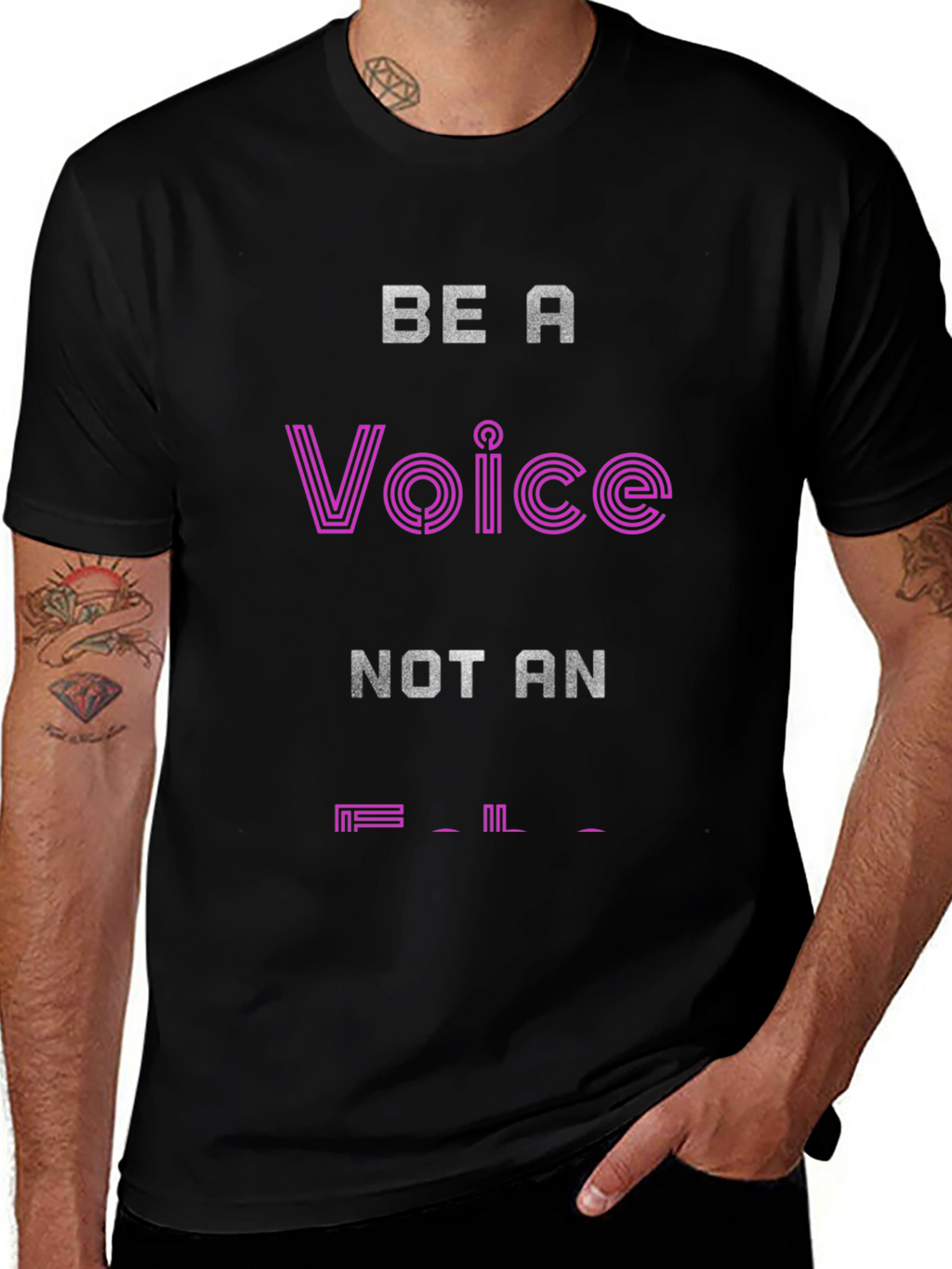 Be a Voice T-Shirt - Motivational Graphic Tee