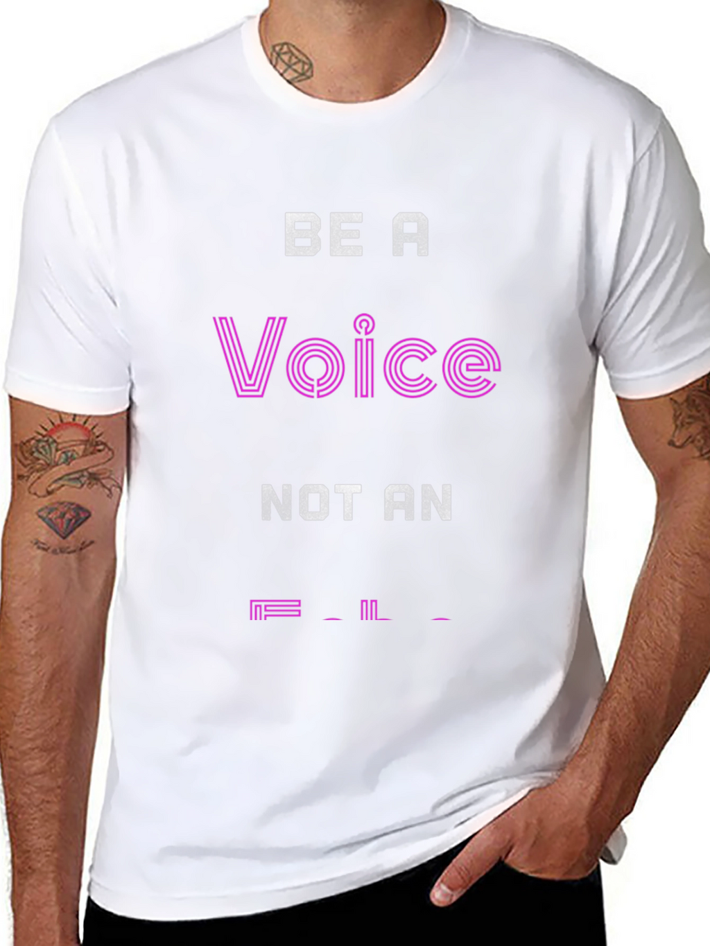 Be a Voice T-Shirt - Motivational Graphic Tee