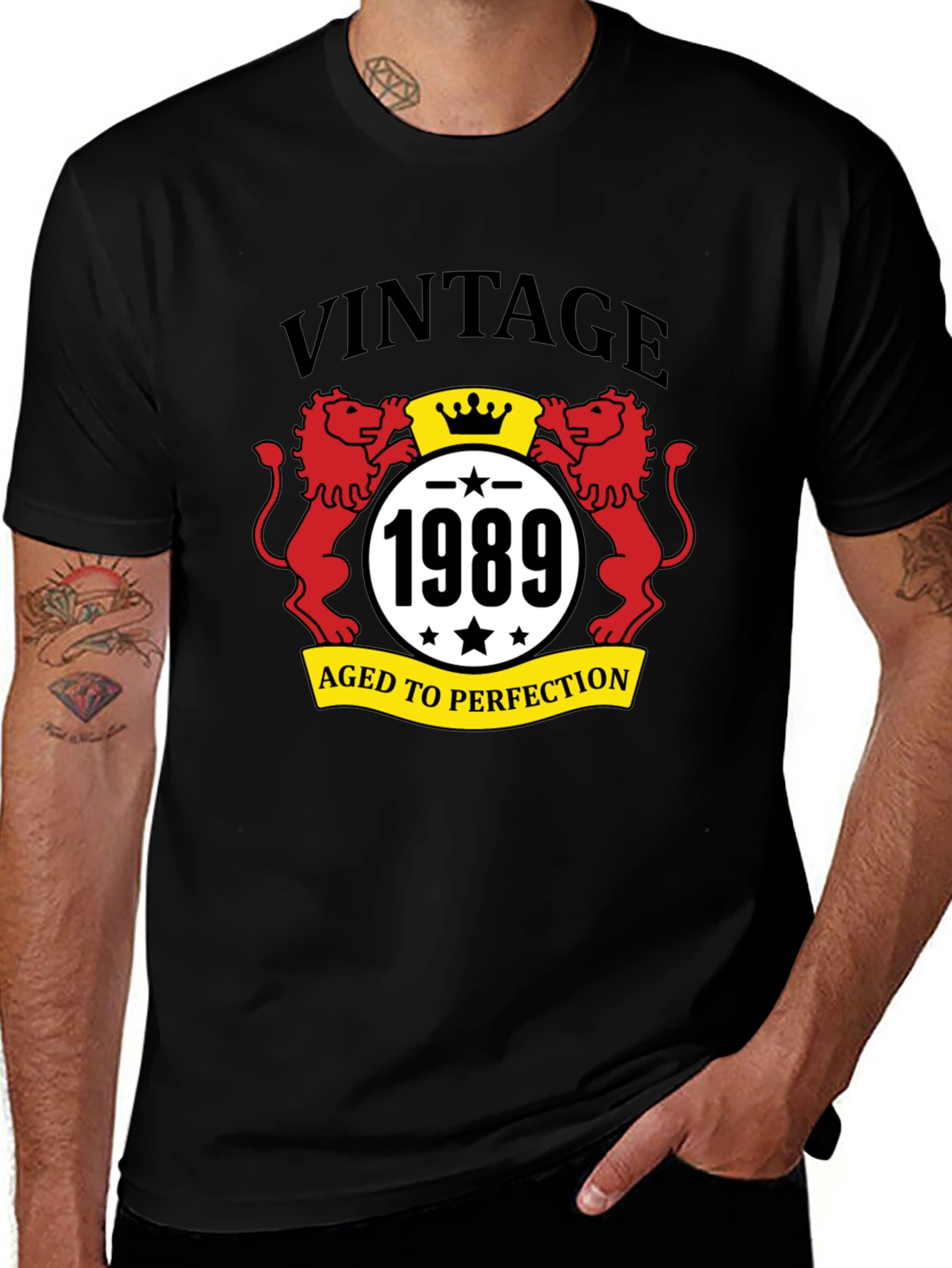 Vintage 1989 Aged to Perfection Graphic T-Shirt