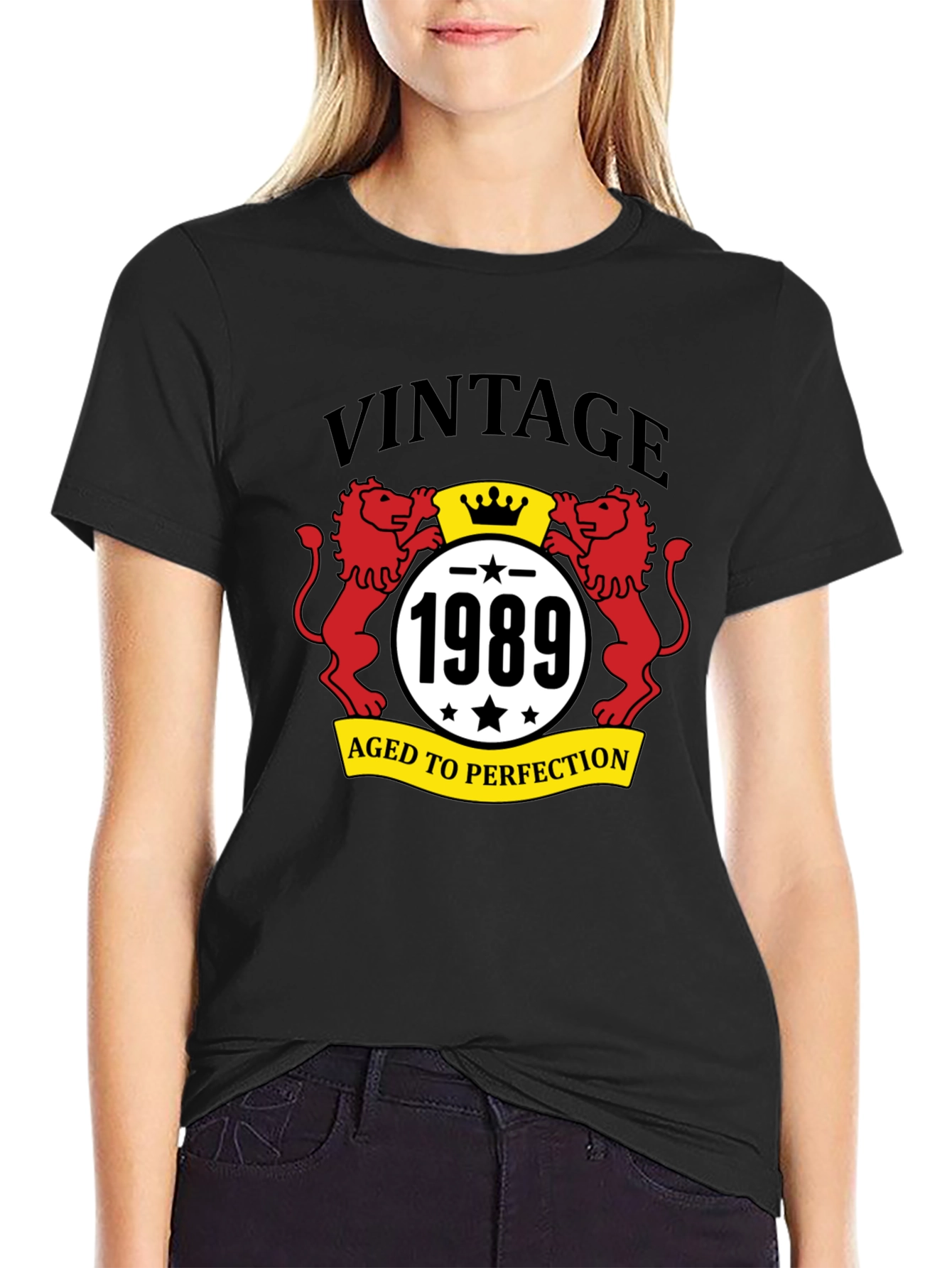 Vintage 1989 Aged to Perfection Graphic T-Shirt