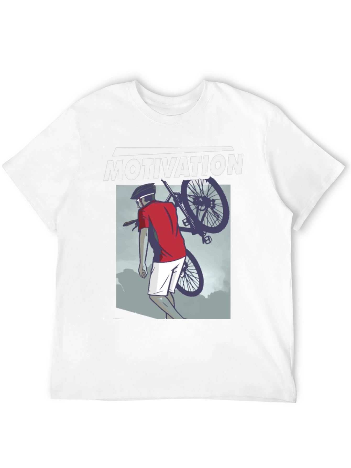 Motivation Cyclist Graphic T-Shirt