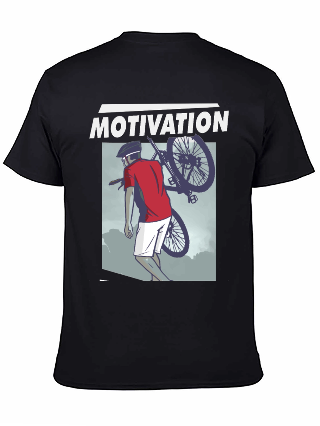 Motivation Cyclist Graphic T-Shirt