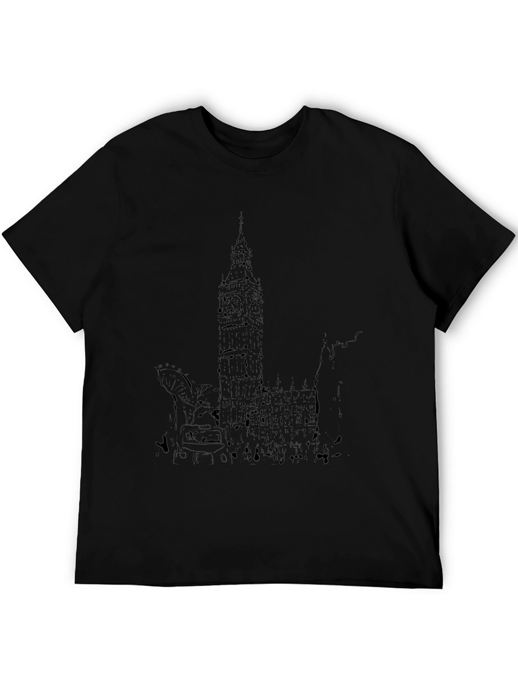 London Skyline Black T-Shirt - Urban Style Tee