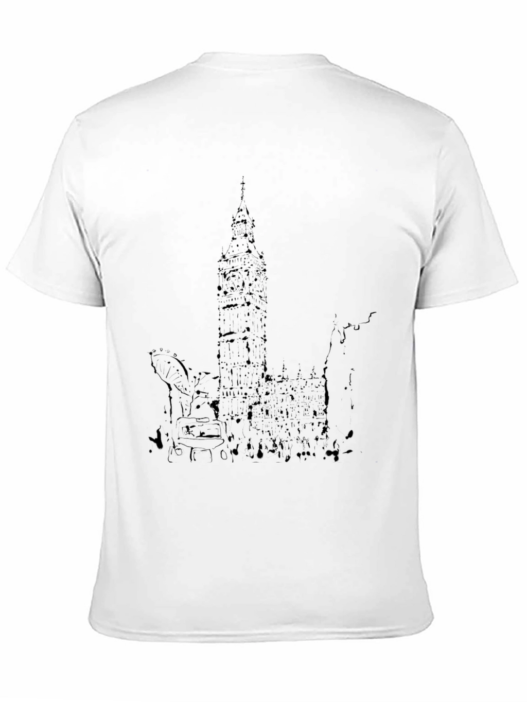 London Skyline Black T-Shirt - Urban Style Tee