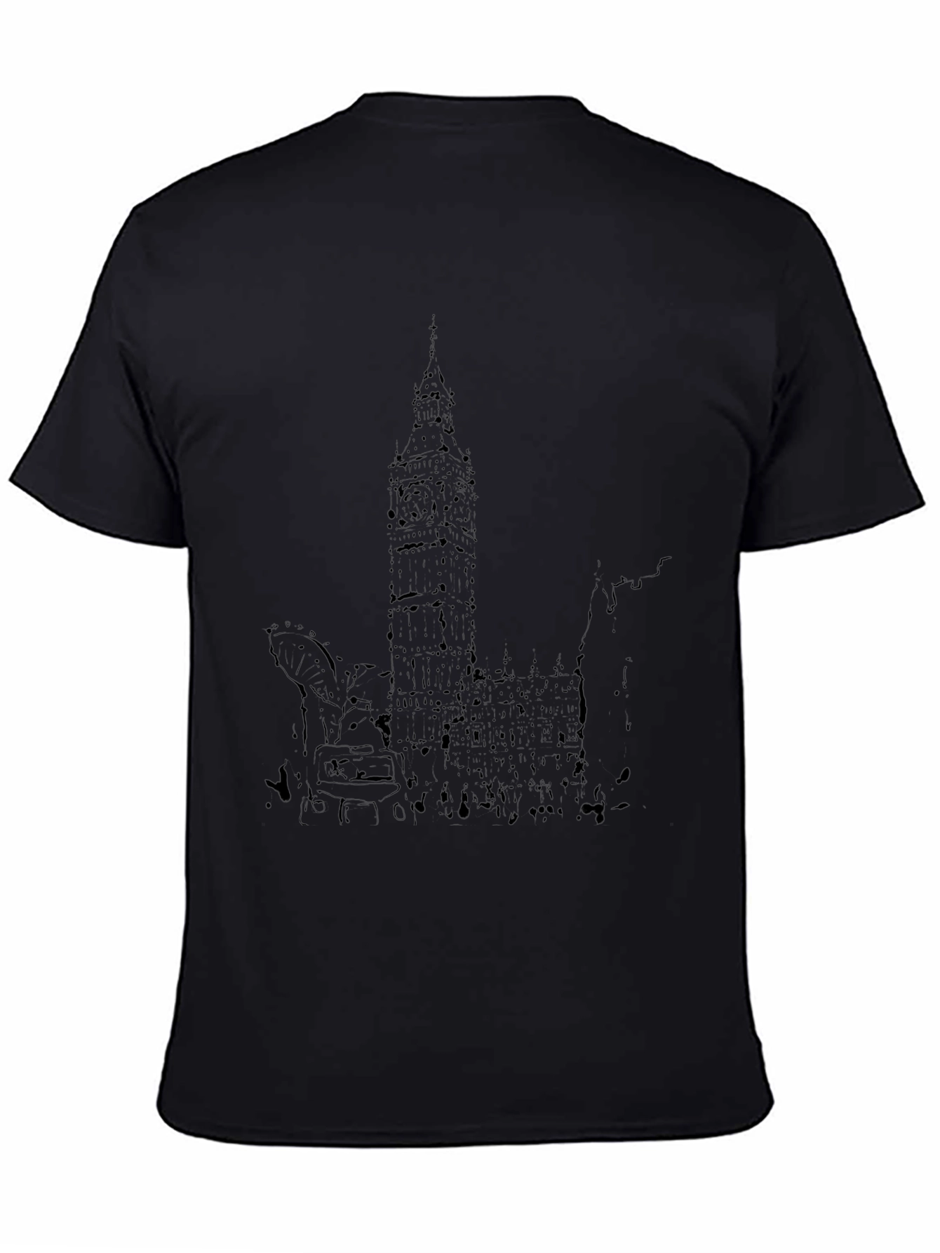 London Skyline Black T-Shirt - Urban Style Tee
