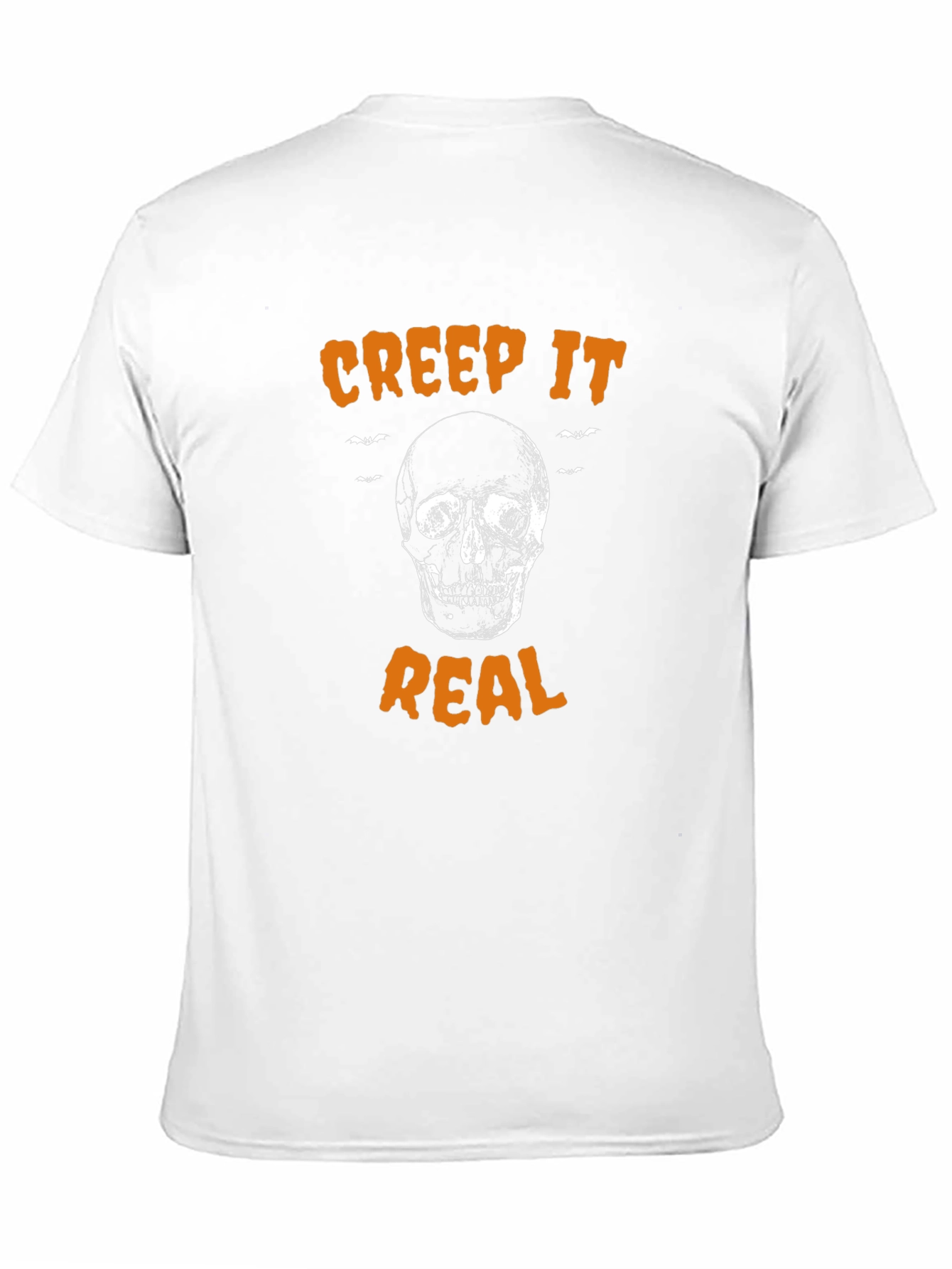Creep It Real Halloween T-Shirt - Skull Graphic Tee