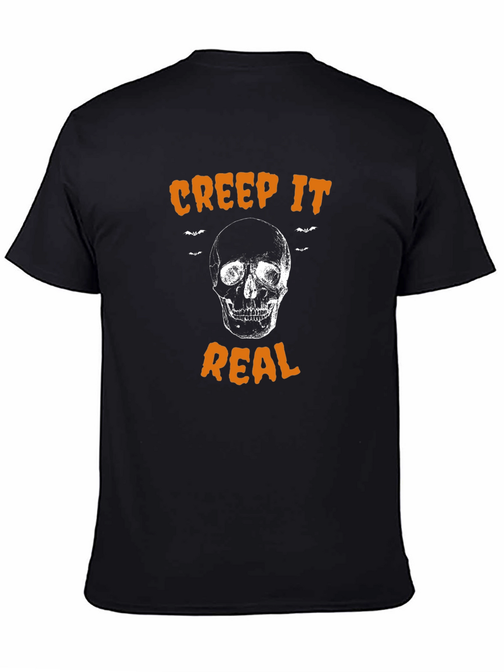 Creep It Real Halloween T-Shirt - Skull Graphic Tee