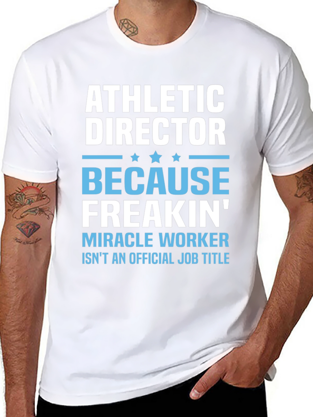 Athletic Director Miracle Worker Graphic Tee