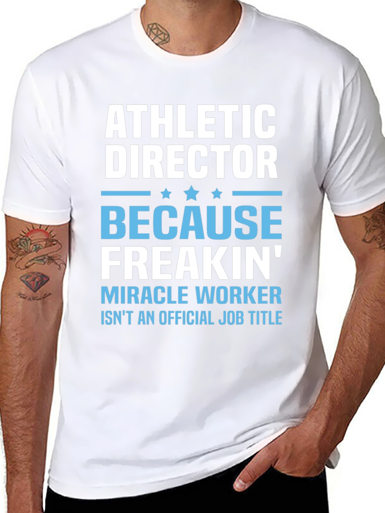 Athletic Director Miracle Worker Graphic Tee