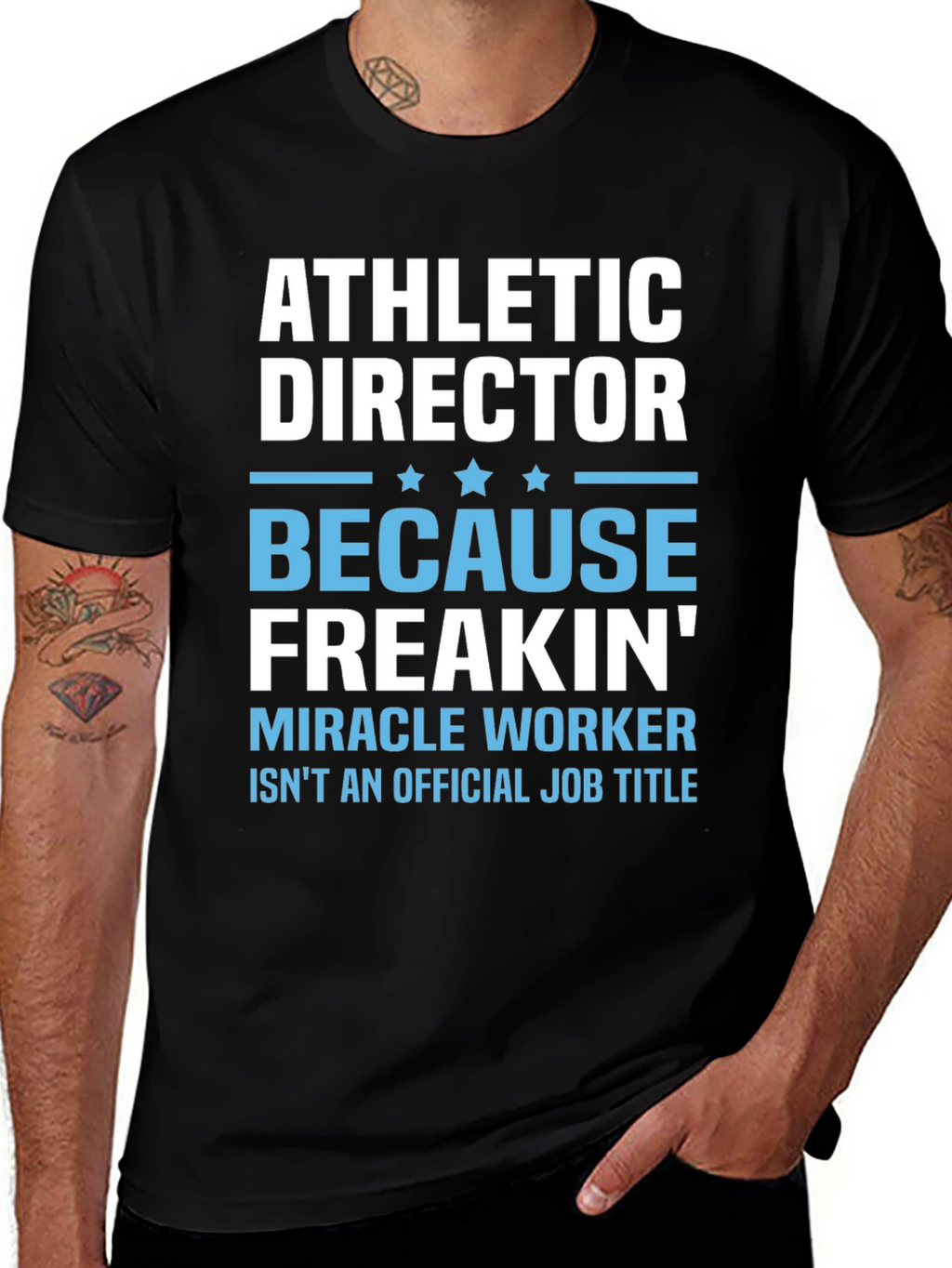 Athletic Director Miracle Worker Graphic Tee