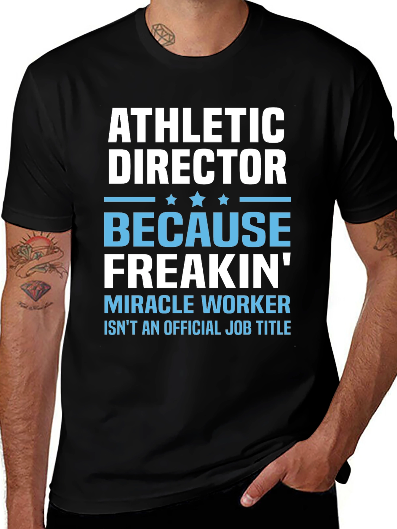 Athletic Director Miracle Worker Graphic Tee