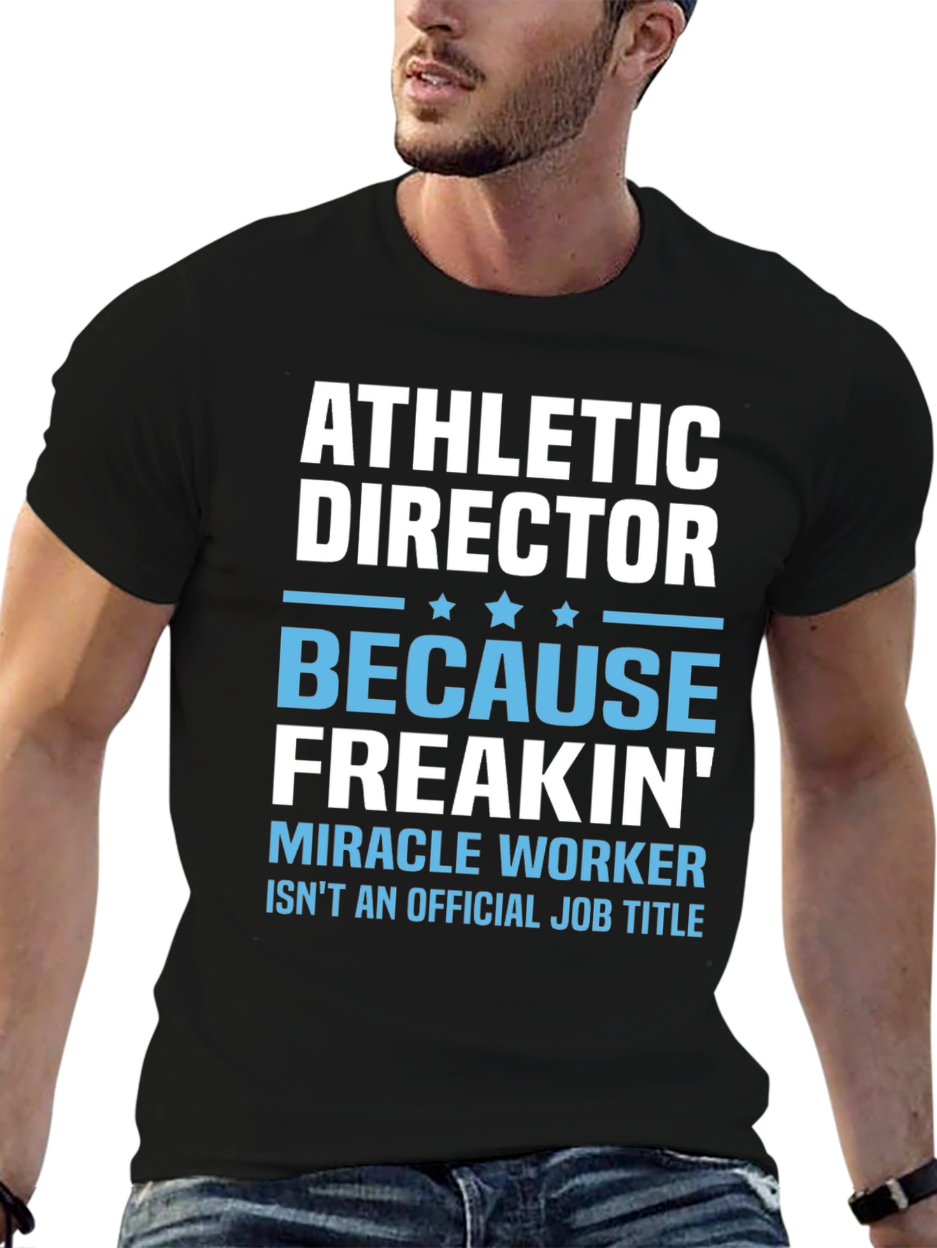 Athletic Director Miracle Worker Graphic Tee