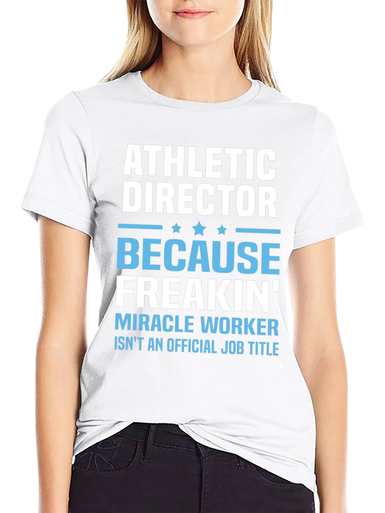 Athletic Director Miracle Worker Graphic Tee