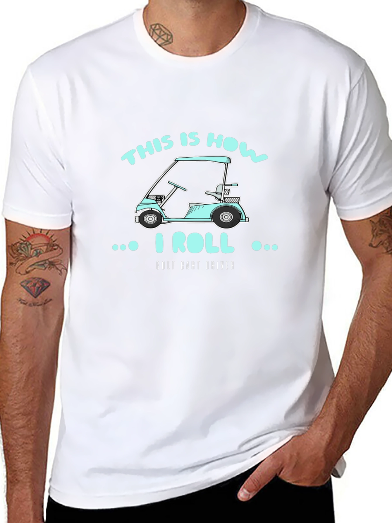 This Is How I Roll Golf Cart Driver T-Shirt