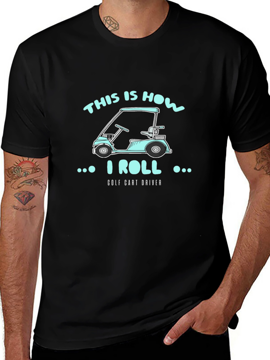 This Is How I Roll Golf Cart Driver T-Shirt