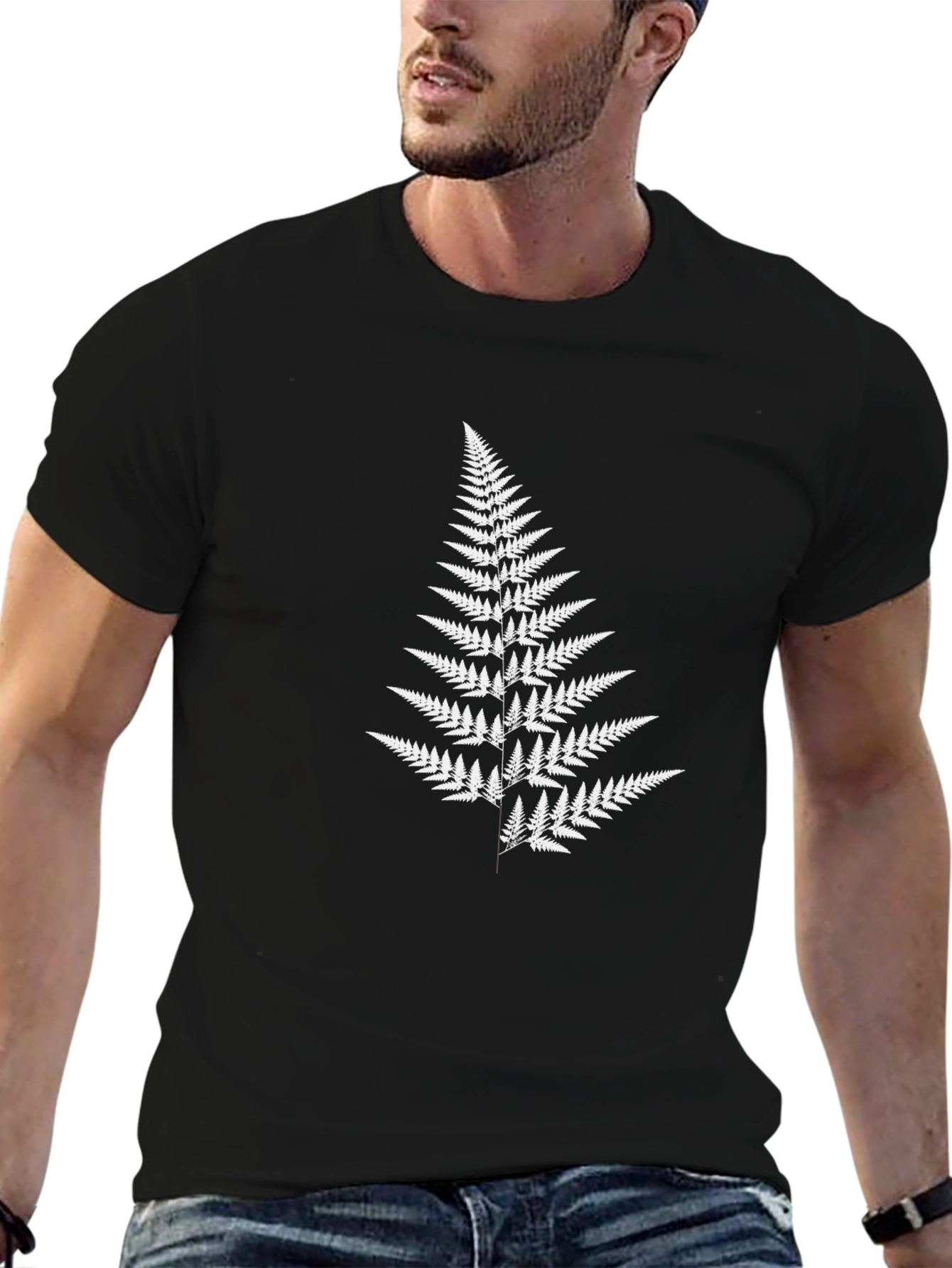 Fern Graphic Black T-Shirt