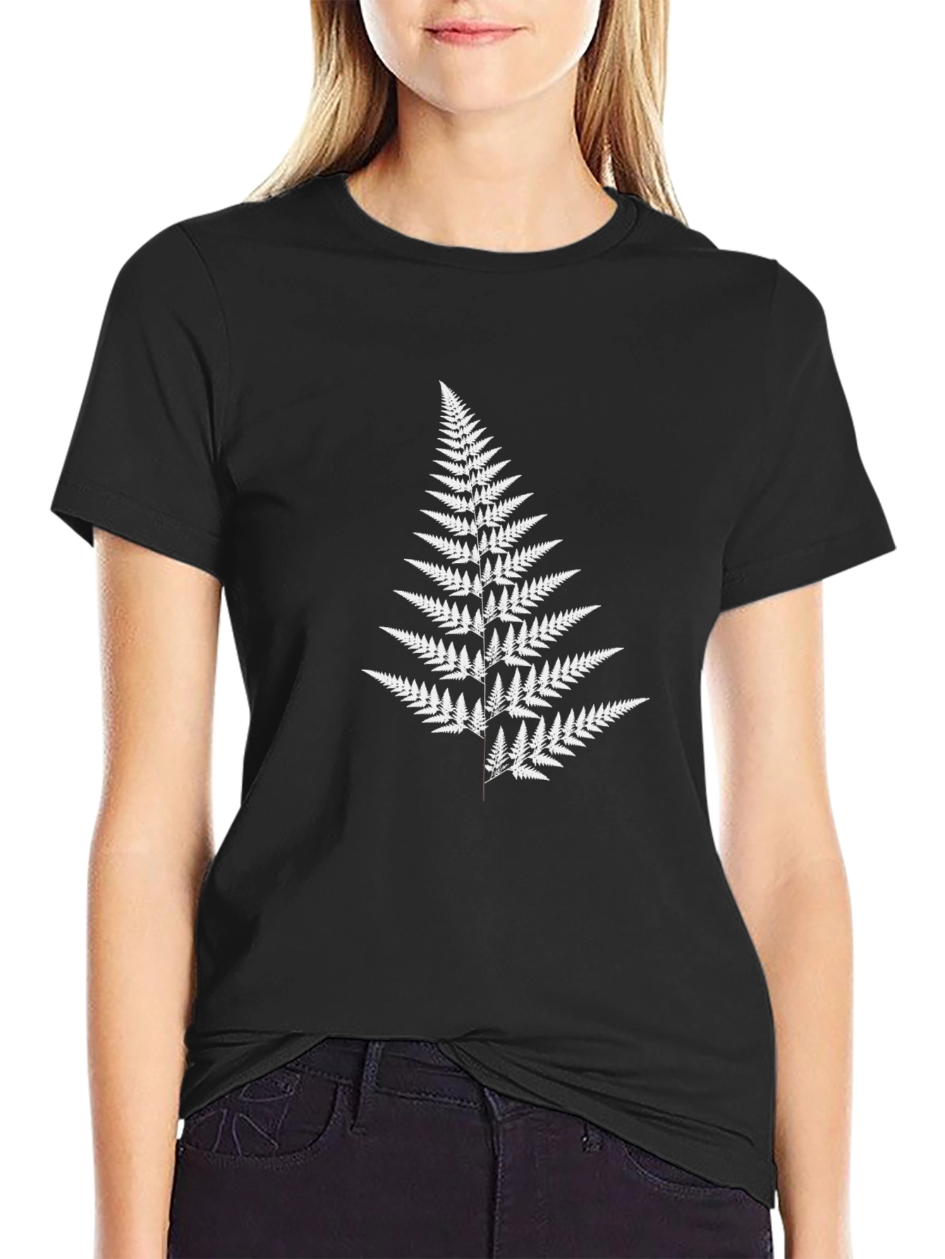 Fern Graphic Black T-Shirt